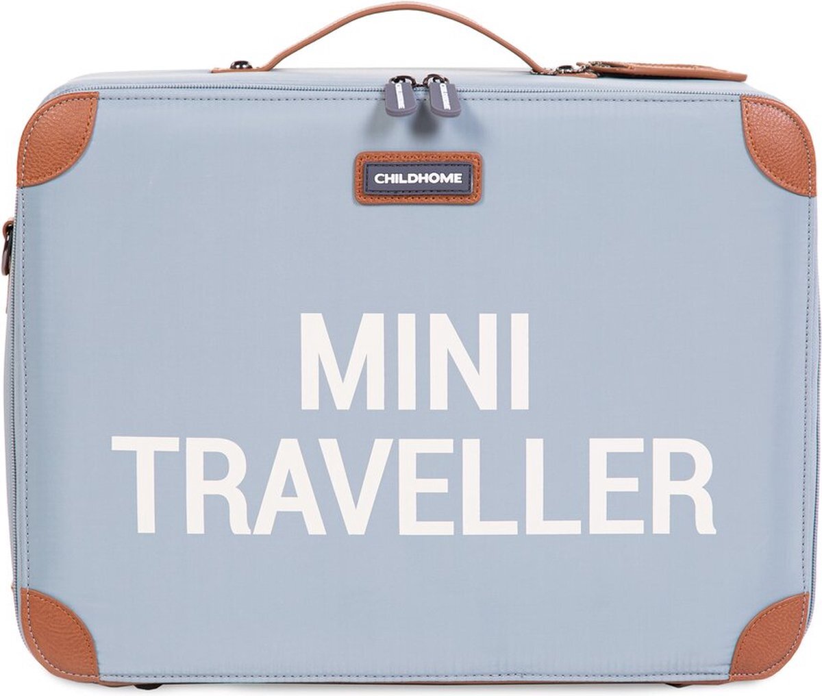 Childhome MINI TRAVELLER KINDERKOFFER - GRIJS ECRU