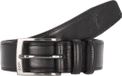 JOOP! Leren Riem Double Quilted Coll. Belt 3,5 CM W105 Black Zwart