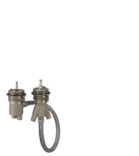 Hansgrohe 13550180 Badkraan Universeel - Hoogwaardige basisset voor 2-gatsmengkraan op badrand
