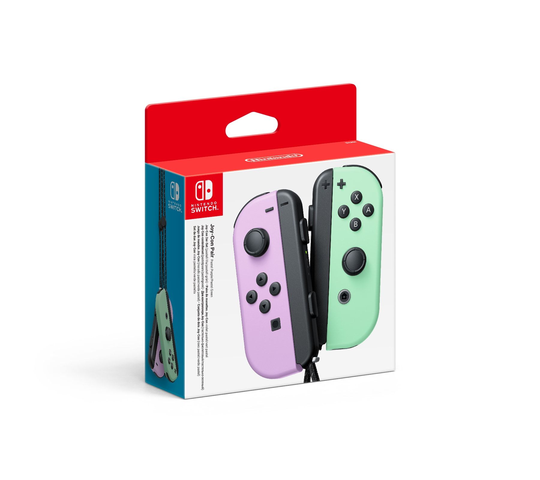 Nintendo Switch Joy-Con Controller Pair - Pastel Purple & Green - Wireless Gamepad for Nintendo Switch & OLED