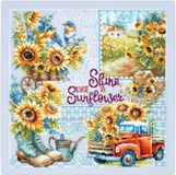 Magic Needle Borduurpakket Chudo Igla - 540-704 Shine like a Sunflower