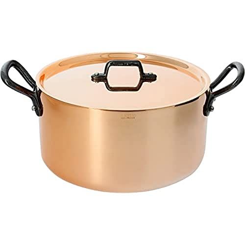 de Buyer braadpan - 20 cm - koper - oranje