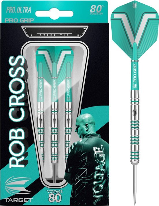 Target Steeltip Rob Cross 80% 22 gram Dartpijlen