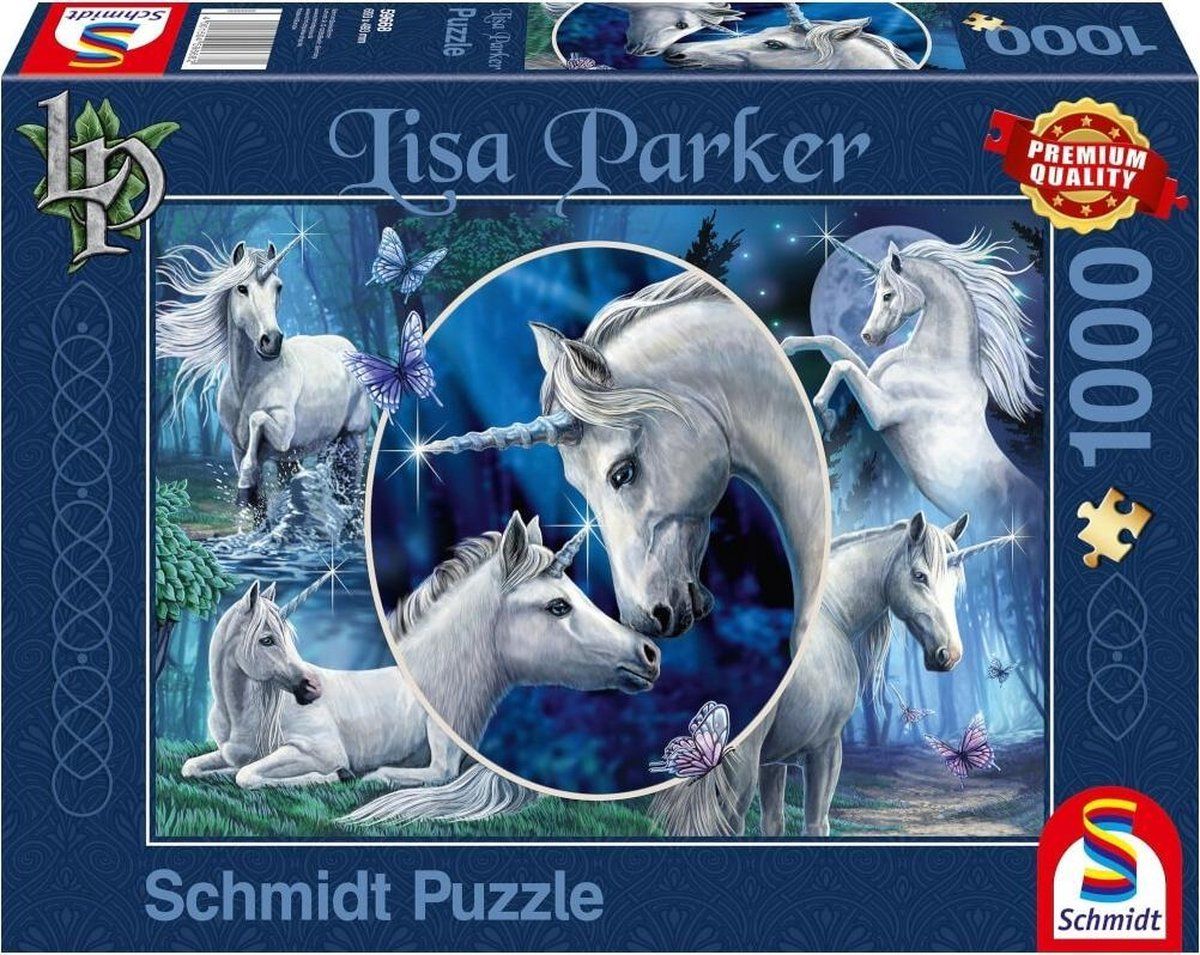 Schmidt Spiele Charmante Eenhoorns Puzzel (1000 stukjes)