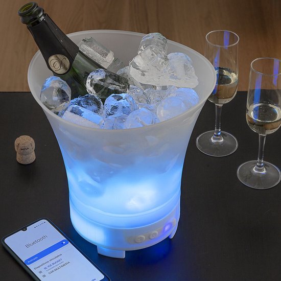 Innovagoods Led Bucket With Rechargeable Speaker Sonice