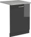 Vicco R-Line Vaatwasserfrontpaneel – 60 cm, WB Marmer Antraciet Hoogglans
