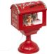 JJA Lettre lumineuse de Noël, hauteur 41 cm, 4 LED sur pile, Rouge