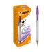 BIC Cristal Fun Balpennen Brede Punt (1,6 mm) - Paars, Doos van 20 Stuks