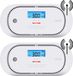 X-sense XC01P-WR Koppelbare koolmonoxidemelder - 2 koolmonoxidemelders - 10 jaar Figaro® sensor - LCD display - Voldoet aan Europese norm - Draadloos koppelbaar