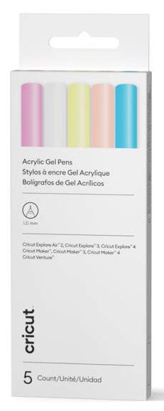 Cricut Acrylic Gel Pens - 1.0 mm (5 pieces)