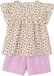 Vertbaudet Set blouse met bloemen en short van katoengaas voor meisjes