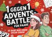 1 contre 1 Battle de l'Avent pour couples : Calendrier de l'Avent amusant pour couples - 24 jeux passionnants et défis de couple, pour plus de complicité pendant l'Avent !