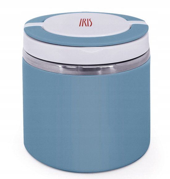 Thermocontainer Merkloos Thermos Lunchbox 600ml RVS Blauw