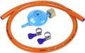 Bade Camping Butaan/Propaan Gasslang installatie set - drukregelaar 30mbar universeel