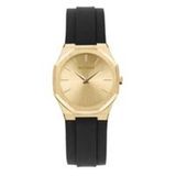 Millner horloge Oxford S Sport Goudkleurig Unisex Analoog Quartz Rubber Zwart 36mm