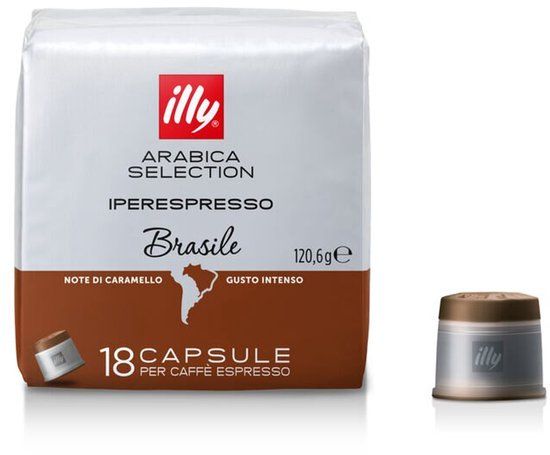 Illy Iperespresso Koffie Brazil - 6 x 18 capsules