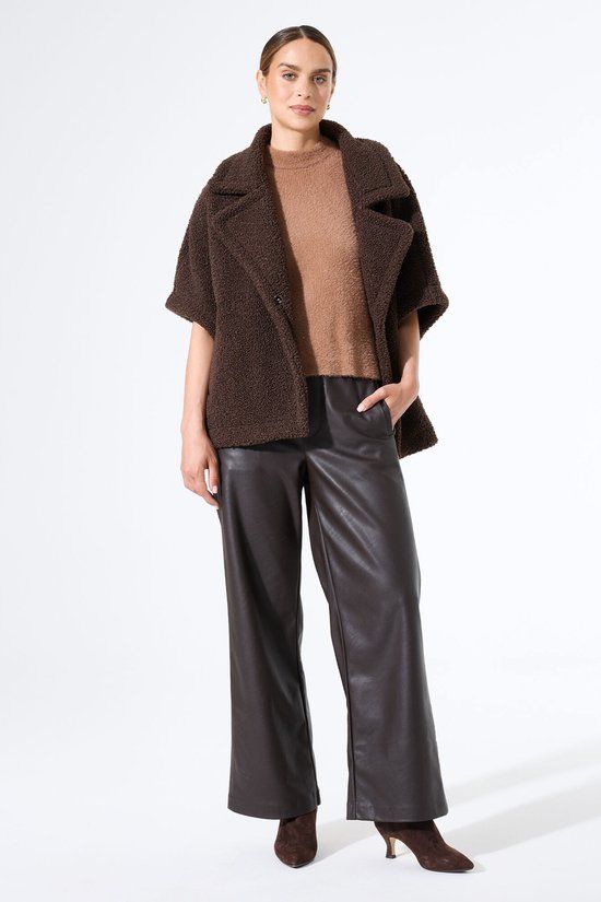 Garcia J50113 Dames Wide Fit Broek Bruin