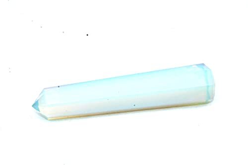 Jet International Obelisk 3 inch Opaliet ca. Jumbo A + Gezuiverde agaat van hoge kwaliteit, authentieke edelsteen, authentieke edelsteen, Crystal Crystal Therapie Booklet L'im