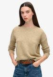 Superdry - Essential trui met ronde hals - Dames - Fudge Brown - UK14/EU42