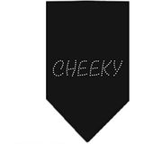 Mirage Brutale Strass Bandana, Groot, Zwart