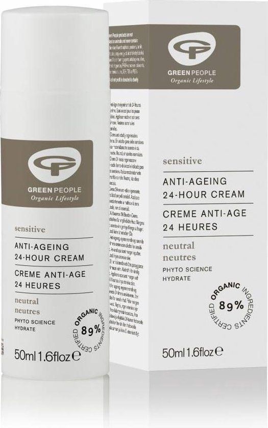 Green People Parfumvrije Dag- en Nachtcreme Anti-Age - 50 ml