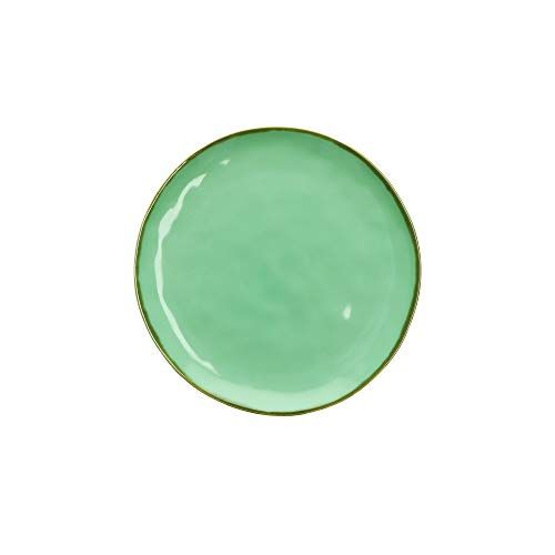 ROSE & TULIPANI Assiette Fruits Concert Vert Eau
