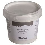 Rayher Hobby modelleerpasta, kleur wit