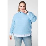 MS Mode Pullover Blauw