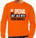 Bellatio Decorations Koningsdag verkleed sweater heren - ik ben speciaal - oranje L