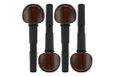 Wittner 270111MO4P, set met 4 fijnstemwervels, voor 4/4-3/4 viool, Ø 8,6/1:30, palissanderkleuren, 4-pack, Made in Germany