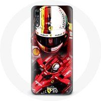 Maniacase Etui voor Huawei P20 Formule 1 Sebastian Vettel F1 Rood