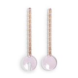 &Klevering Couverts à salade Sling - Rose