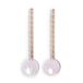 &Klevering Couverts à salade Sling - Rose
