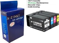 AtotZinkt huismerk inktcartridges voor Canon PGI-1500XL - Inktcartridge / Zwart / Cyaan / Magenta / Geel / Hoge Capaciteit geschikt voor Canon Maxify MB2050 Canon Maxify MB2150 Canon Maxify MB2350 Canon Maxify MB2750 Canon Maxify MB2755