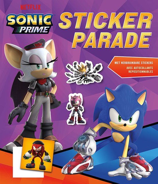 Sonic Prime Sticker Parade (Paperback) - 15 juni 2024