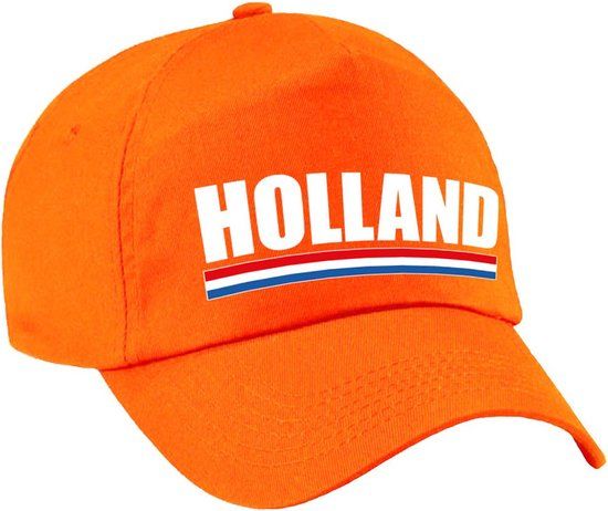 Holland Supporters Pet Oranje - Kinderen - Polyester