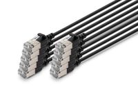 Digitus DK-1632-A-020S-BL-10 netwerkkabel Zwart 2 m Cat6a F/FTP (FFTP)