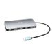i-tec Station d'accueil Nano USB-C en métal - 3x Display, 100W PD