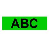 Brother TX-751 Label Tape - 24mm - Black/Green
