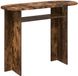 vidaXL Wandtafel Gerookt eiken 100 x 39,5 x 75 cm Bewerkt hout
