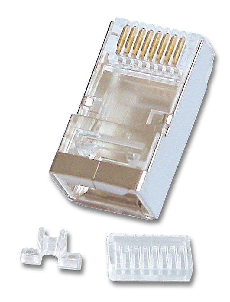 LINDY 62435 RJ-45 8-pin cat.6 grijs 10 stuks