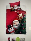 Sweet Home Kerst Dekbedovertrek Santa 140 x 200 cm
