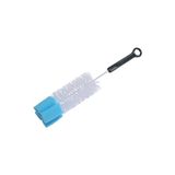 Homéa Nylon borstel met spons, 28 cm, antraciet