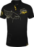 Hotspot Design Fishing Mania Catfish Korte Mouw Poloshirt Zwart XL Man