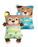 NICI Ours en peluche avec fonction réversible, 30x20cm, brun, peluche NICI douce, pour les petits amateurs de peluches à câliner et à jouer. Idéal pour la maison, la maternelle ou les déplacements. 62293