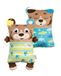 NICI Ours en peluche avec fonction réversible, 30x20cm, brun, peluche NICI douce, pour les petits amateurs de peluches à câliner et à jouer. Idéal pour la maison, la maternelle ou les déplacements. 62293