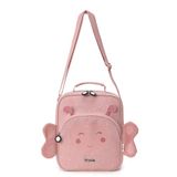 Trixie Sac isotherme – Mrs. Butterfly – Coton recyclé – Garde les aliments au frais – Avec bandoulière & étiquette nominative – Idéal pour enfants