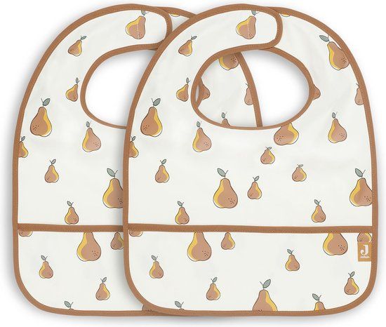 Jollein Slab Waterproof (Pear) - 2-Pack - 40cm - Unisex