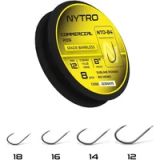 Nytro Ready Tied Rigs Commercial Rig Spade-Barbless 20cm (8 pcs) - Haak 14 - 0.13mm