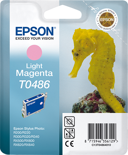 Epson Seahorse T0486 inktcartridge - Lichtmagenta